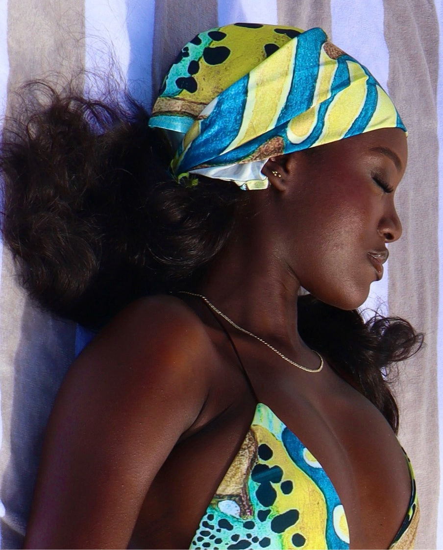 Miss Misa Headscarf in Blue