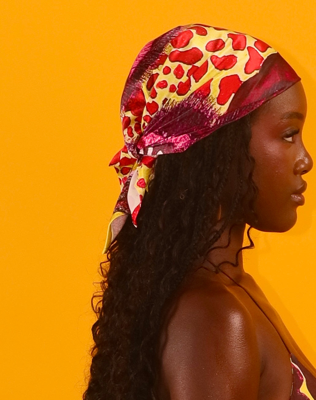Ruki Headscarf in Java Plum