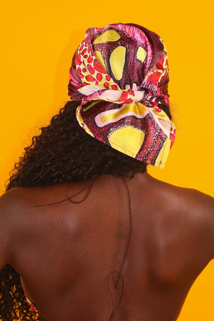 Ruki Headscarf in Java Plum